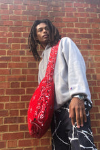 Load image into Gallery viewer, Red Bandana Print Bag